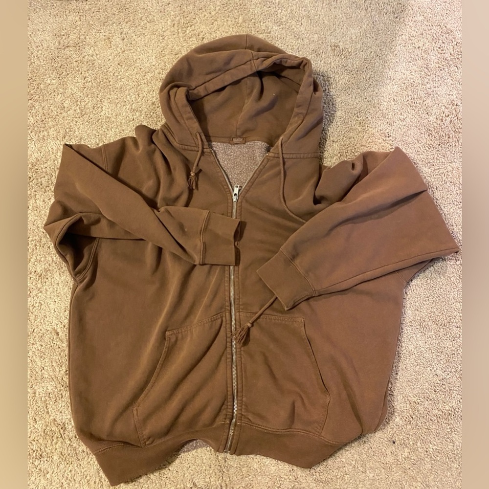 Brown oversized pacsun jacket
